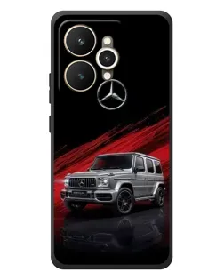Чехол для Realme 15 с картинкой «Mercedes G-Class красный»