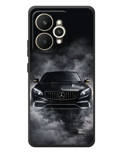 Чехол для Realme 15 с картинкой «Mercedes в дыму» Чехол для Realme 15 с картинкой «Mercedes в дыму»