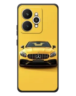 Чехол для Realme 15 с картинкой «Желтый Mercedes GT»