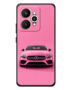 Чехол для Realme 15 с картинкой «Розовый Mercedes AMG»