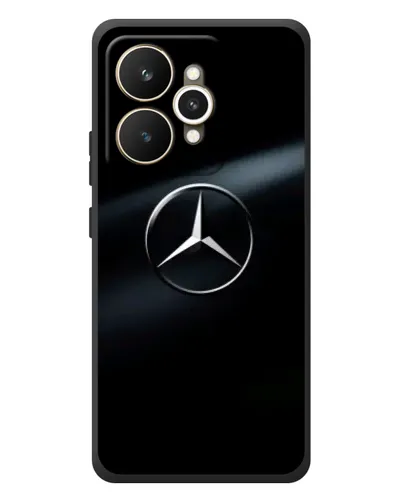 Чехол для Realme 15 с картинкой «Mercedes на металле» Чехол для Realme 15 с картинкой «Mercedes на металле»