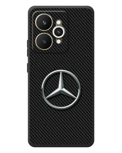 Чехол для Realme 15 с картинкой «Карбоновый Mercedes стиль» Чехол для Realme 15 с картинкой «Карбоновый Mercedes стиль»