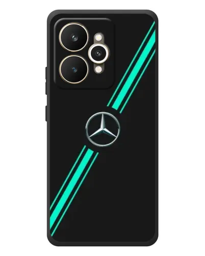 Чехол для Realme 15 с картинкой «Спортивные линии Mercedes» Чехол для Realme 15 с картинкой «Спортивные линии Mercedes»