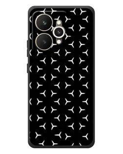 Чехол для Realme 15 с картинкой «Mercedes паттерн звезд»