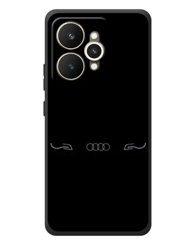 Чехол для Realme 15 с картинкой «Audi — световой подпись»