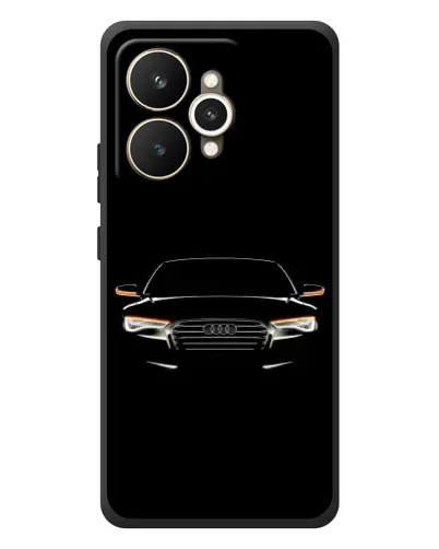 Чехол для Realme 15 с картинкой «Audi — ночной контур»