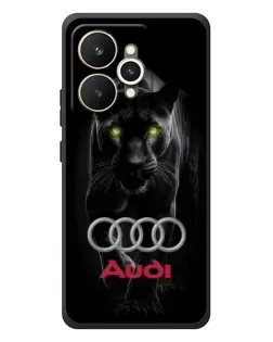 Чехол для Realme 15 с картинкой «Пантера и Audi»