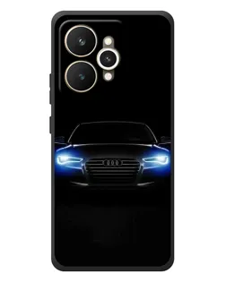 Чехол для Realme 15 с картинкой «Audi в неоне»
