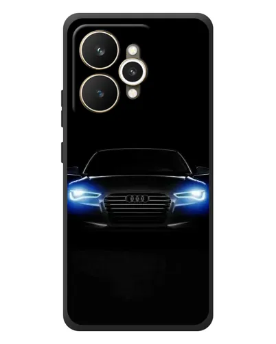 Чехол для Realme 15 с картинкой «Audi в неоне»