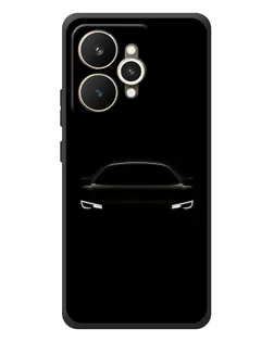 Чехол для Realme 15 с картинкой «Взгляд Audi в темноте»