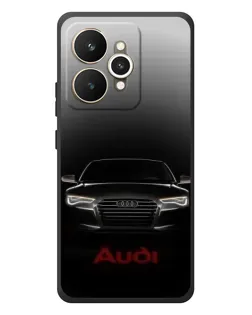 Чехол для Realme 15 с картинкой «Audi — градиентный контур»