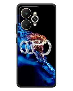 Чехол для Realme 15 с картинкой «Энергия лого Audi»