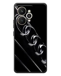 Чехол для Realme 15 с картинкой «Audi — абстрактные кольца»