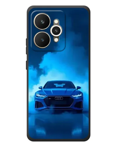 Чехол для Realme 15 с картинкой «Audi — голубая энергия»