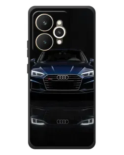 Чехол для Realme 15 с картинкой «Audi — ночное отражение»