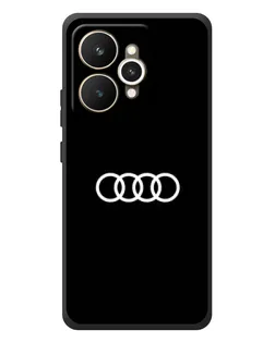 Чехол для Realme 15 с картинкой «Audi White Logo»