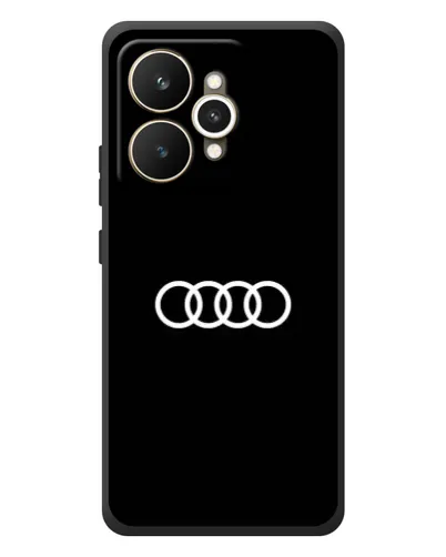 Чехол для Realme 15 с картинкой «Audi White Logo»