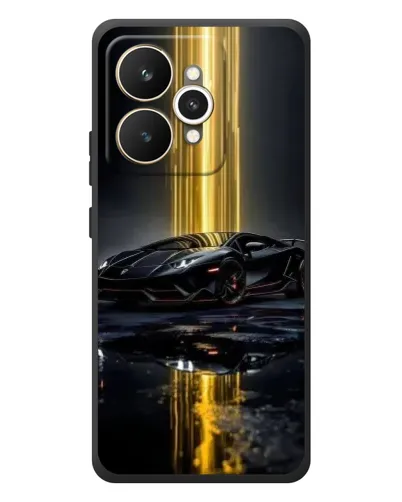 Чехол для Realme 15 с картинкой «Ночной Lamborghini драйв»