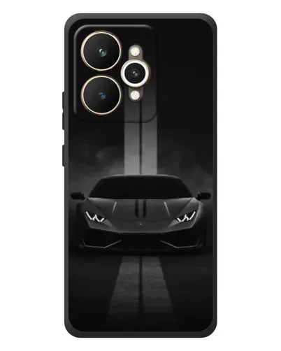 Чехол для Realme 15 с картинкой «Lamborghini симметрия дорог»