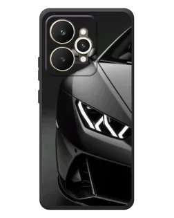 Чехол для Realme 15 с картинкой «Lamborghini фары детализация»