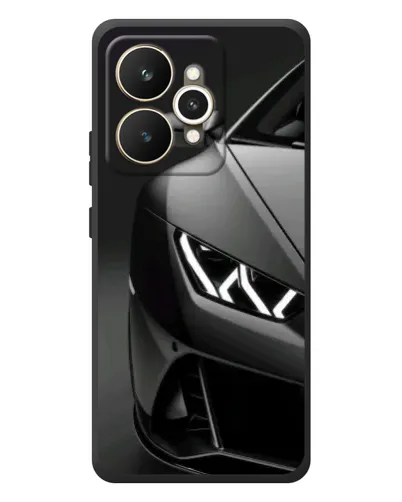 Чехол для Realme 15 с картинкой «Lamborghini фары детализация»