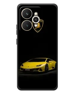Чехол для Realme 15 с картинкой «Lamborghini желтый акцент»