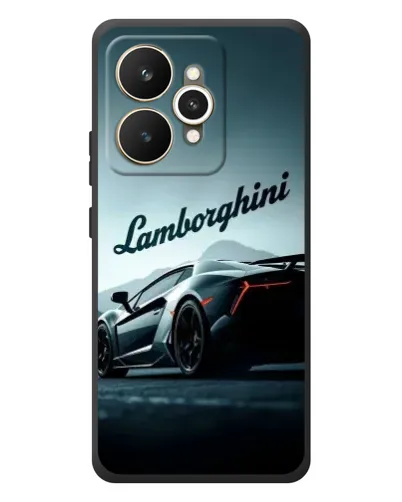 Чехол для Realme 15 с картинкой «Классическая надпись Lamborghini»