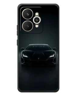 Чехол для Realme 15 с картинкой «Черный Lamborghini Aventador»
