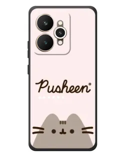 Чехол для Realme 15 с картинкой «Pusheen логотип»