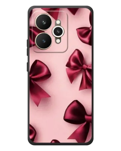 Чехол для Realme 15 с картинкой «Бордовый атлас»