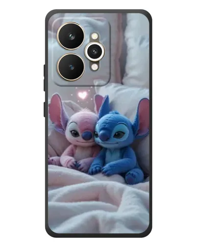 Чехол для Realme 15 с картинкой «Плюшевые Стич Ангел»