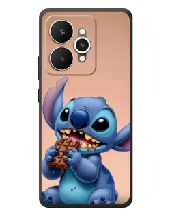 Чехол для Realme 15 с картинкой «Стич ест шоколад»