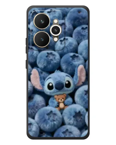 Чехол для Realme 15 с картинкой «Стич и голубика»