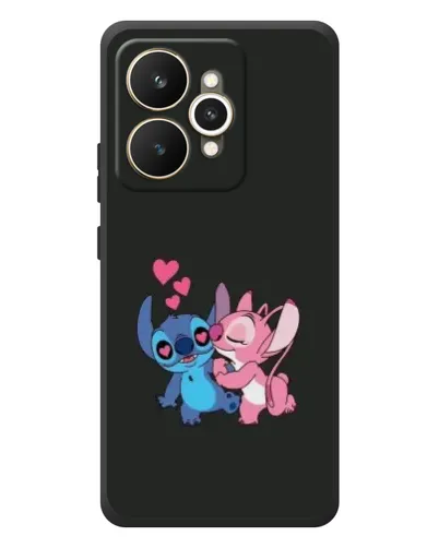 Чехол для Realme 15 с картинкой «Анжел целует Стича»