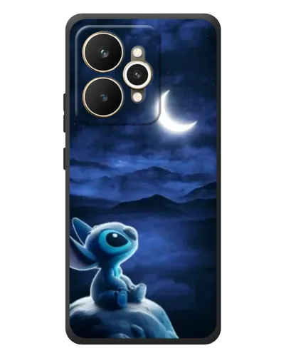 Чехол для Realme 15 с картинкой «Лунная ночь Стича»
