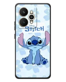 Чехол для Realme 15 с картинкой «Stitch среди цветов»