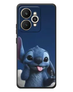 Чехол для Realme 15 с картинкой «Стич в облаках»