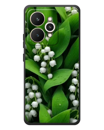 Чехол для Realme 15 с картинкой «Ландыши в зелени»