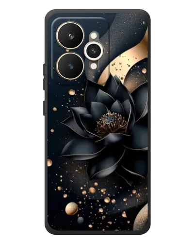 Чехол для Realme 15 с картинкой «Черный лотос»