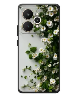 Чехол для Realme 15 с картинкой «Ветка мелких белых цветов» Чехол для Realme 15 с картинкой «Ветка мелких белых цветов»