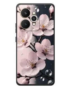 Чехол для Realme 15 с картинкой «Нежная сакура и капли» Чехол для Realme 15 с картинкой «Нежная сакура и капли»