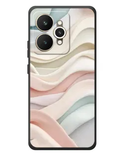 Чехол для Realme 15 с картинкой «Пастельные нежные волны»