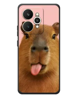 Чехол для Realme 15 с картинкой «Капибара с языком» Чехол для Realme 15 с картинкой «Капибара с языком»