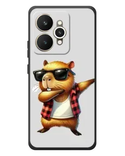Чехол для Realme 15 с картинкой «Капибара рэпер даб» Чехол для Realme 15 с картинкой «Капибара рэпер даб»