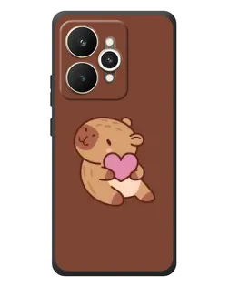 Чехол для Realme 15 с картинкой «Капибара с сердцем» Чехол для Realme 15 с картинкой «Капибара с сердцем»