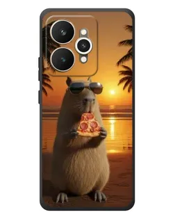 Чехол для Realme 15 с картинкой «Капибара с пиццей» Чехол для Realme 15 с картинкой «Капибара с пиццей»