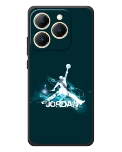 Чехол для Realme 15T с картинкой «Jordan Blue Fire»