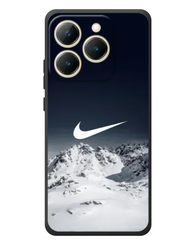 Чехол для Realme 15T с картинкой «Nike — зимние горы» Чехол для Realme 15T с картинкой «Nike — зимние горы»