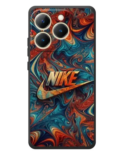 Чехол для Realme 15T с картинкой «Nike в абстракции» Чехол для Realme 15T с картинкой «Nike в абстракции»