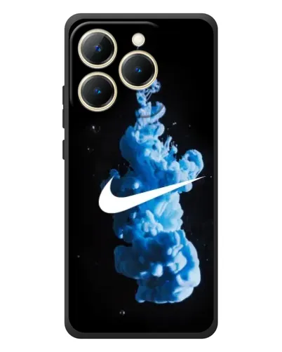 Чехол для Realme 15T с картинкой «Nike и синий дым» Чехол для Realme 15T с картинкой «Nike и синий дым»